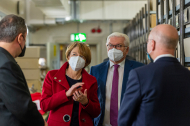 Bundespräsident Frank-Walter Steinmeier besucht Botanischen Garten Berlin