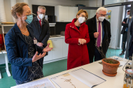 Bundespräsident Frank-Walter Steinmeier besucht Botanischen Garten Berlin