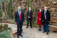 Bundespräsident Frank-Walter Steinmeier besucht Botanischen Garten Berlin