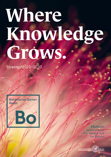 Broschüre "Mit uns wächst Wissen." Titelseite