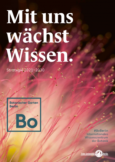 Broschüre "Mit uns wächst Wissen." Titelseite