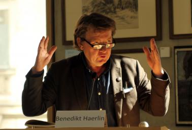Vortrag von Benedikt Haerlin, Save our Seeds. Foto: Zukunftsstiftung Landwirtschaft 